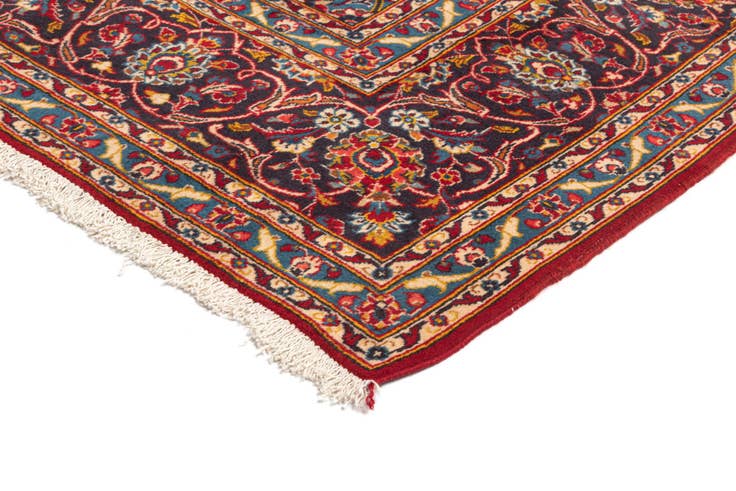 Detail image of 8' x 11' 9 Kashan Wool Rug