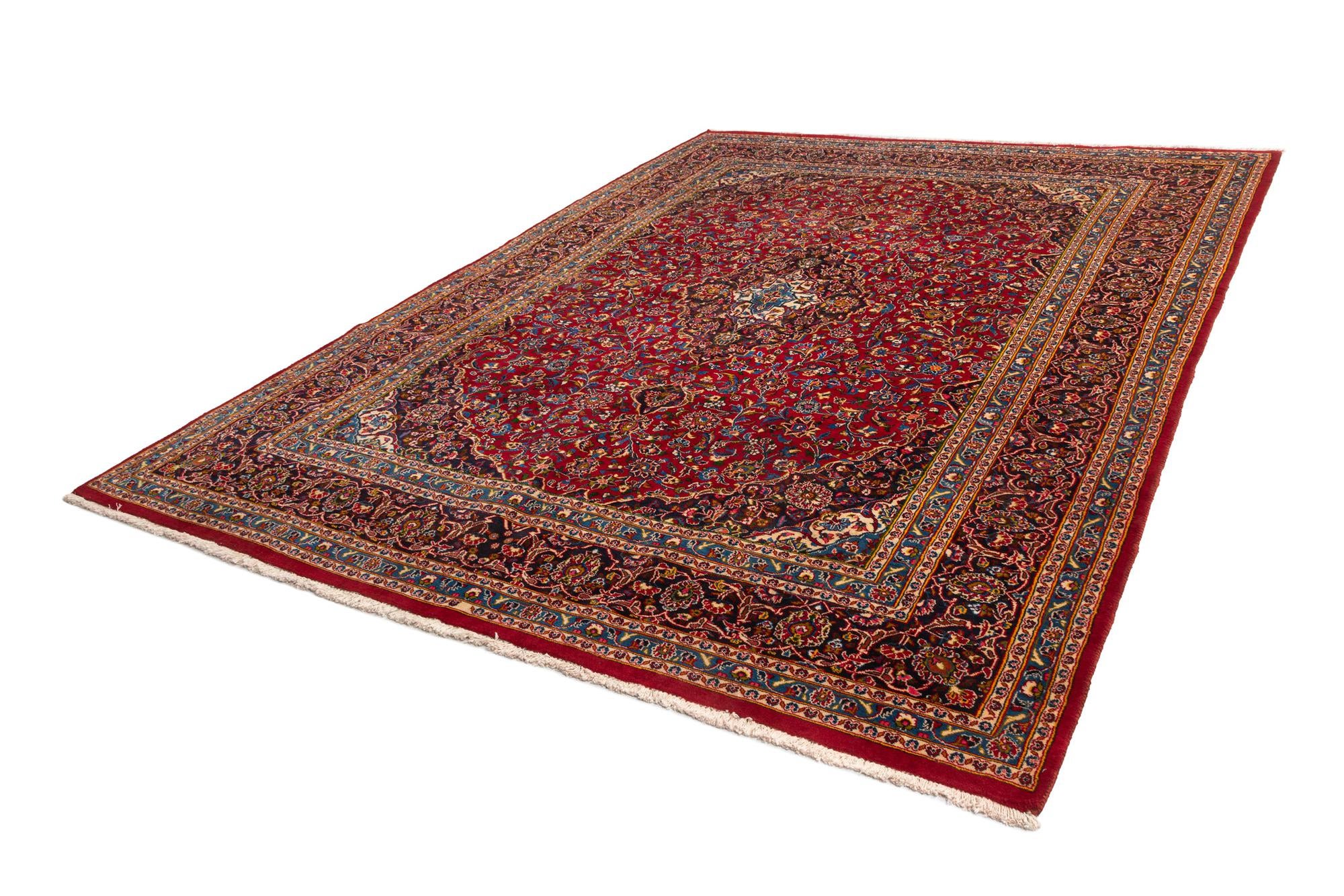 9' 10 x 12' 8 Kashan Wool Rug