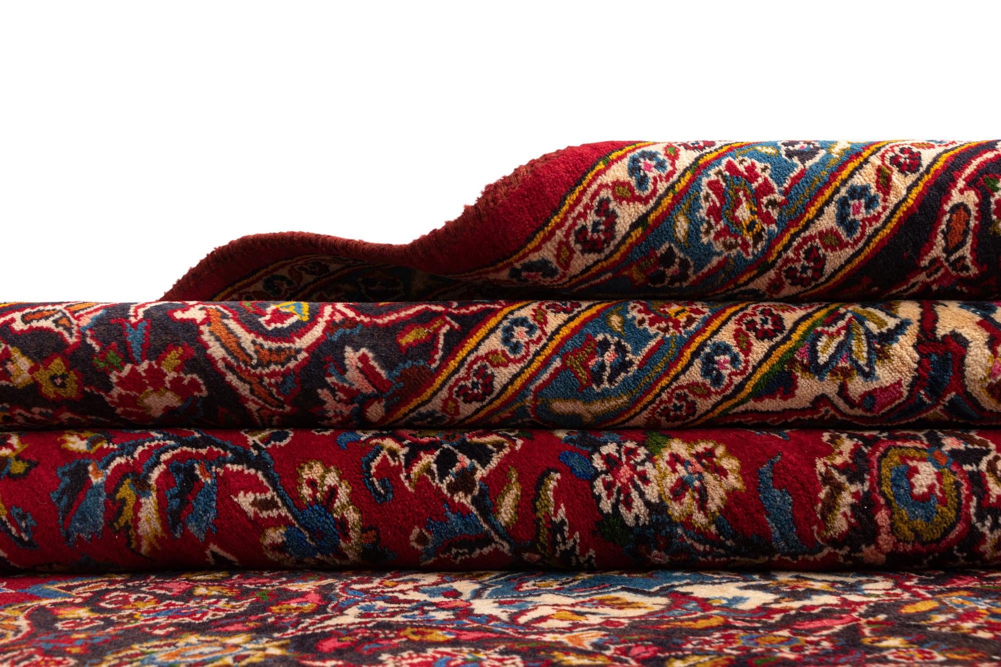 9' 10 x 12' 8 Kashan Wool Rug