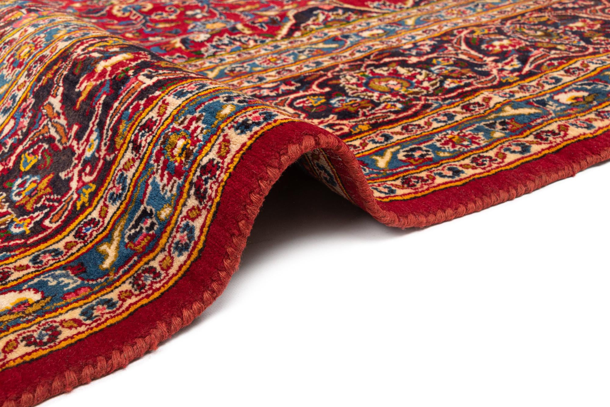 9' 10 x 12' 8 Kashan Wool Rug
