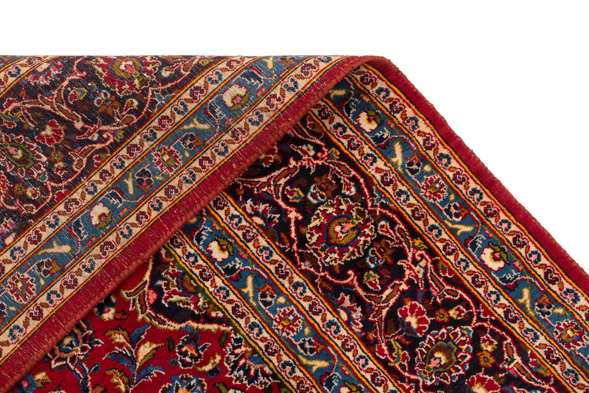 9' 10 x 12' 8 Kashan Wool Rug