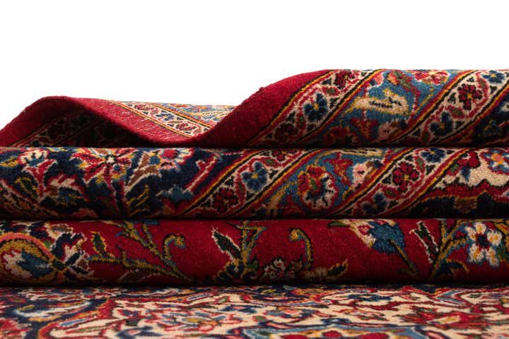 10' 6 x 13' 9 Kashan Wool Rug