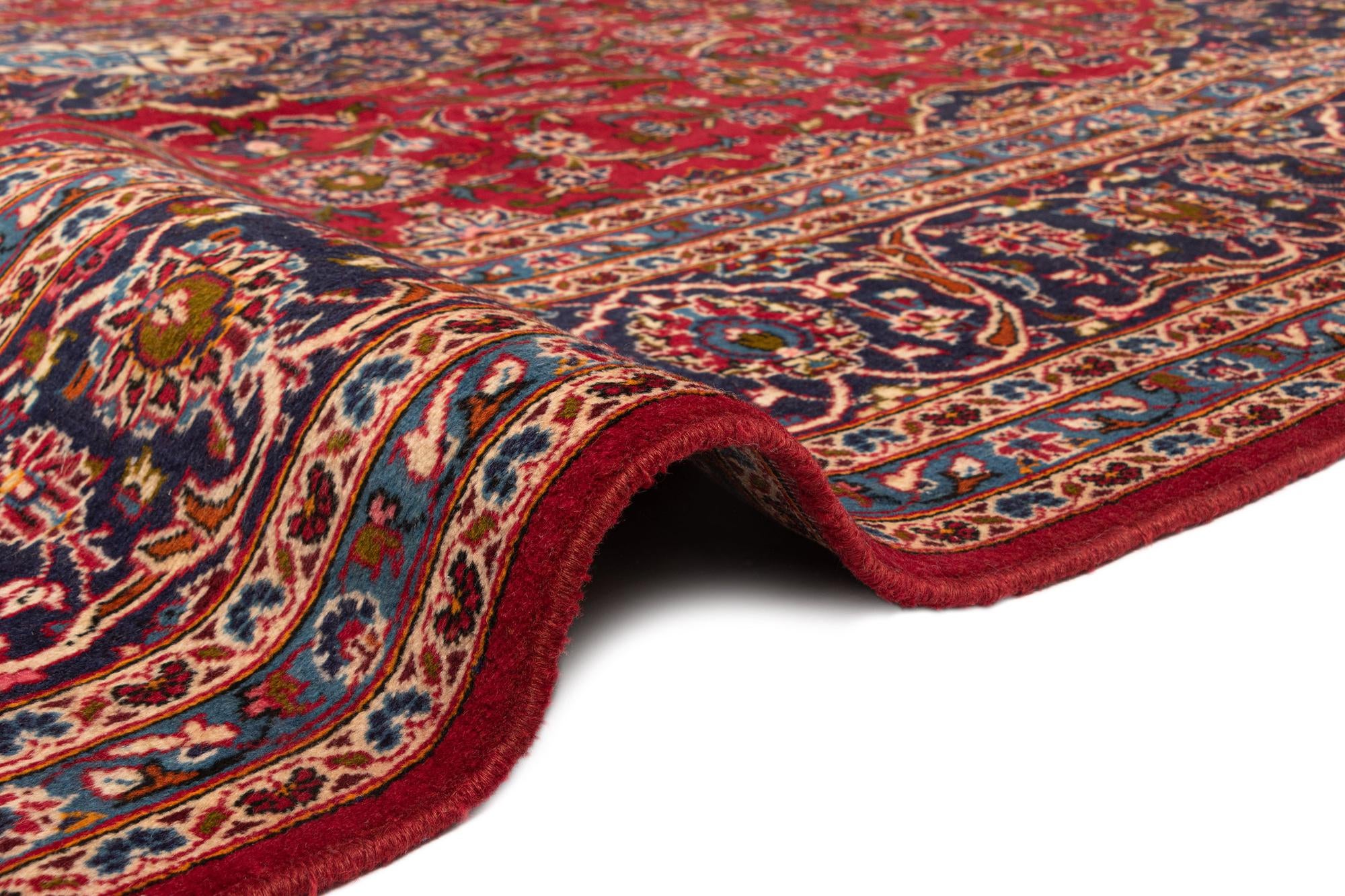 9' 9 x 14' Kashan Wool Rug