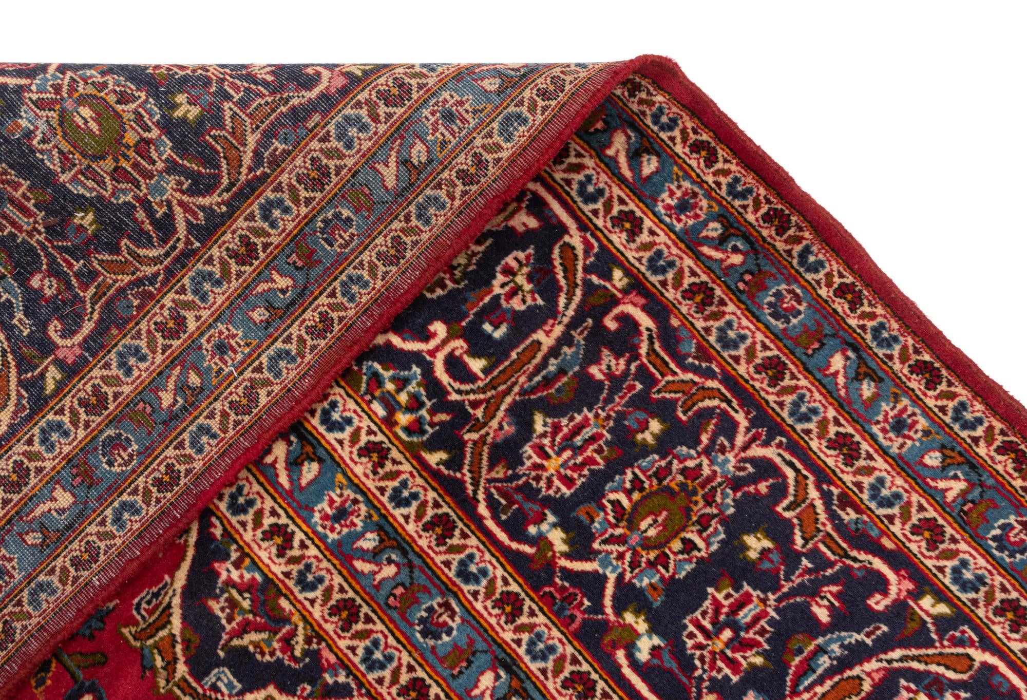 9' 9 x 14' Kashan Wool Rug