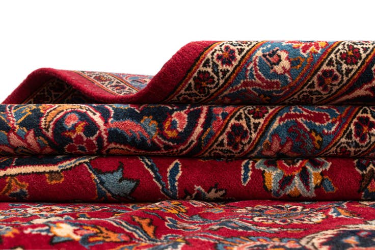 Detail image of 10' 1 x 13' 7 Kashan Wool Rug