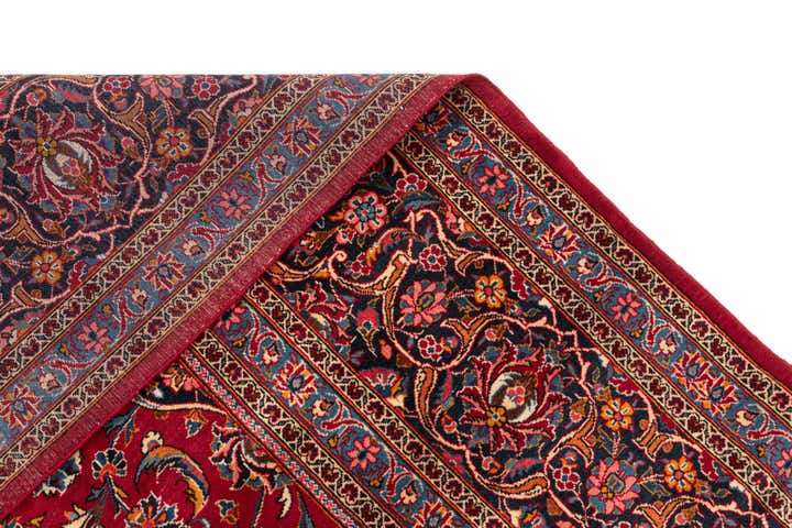 10' 1 x 13' 7 Kashan Wool Rug