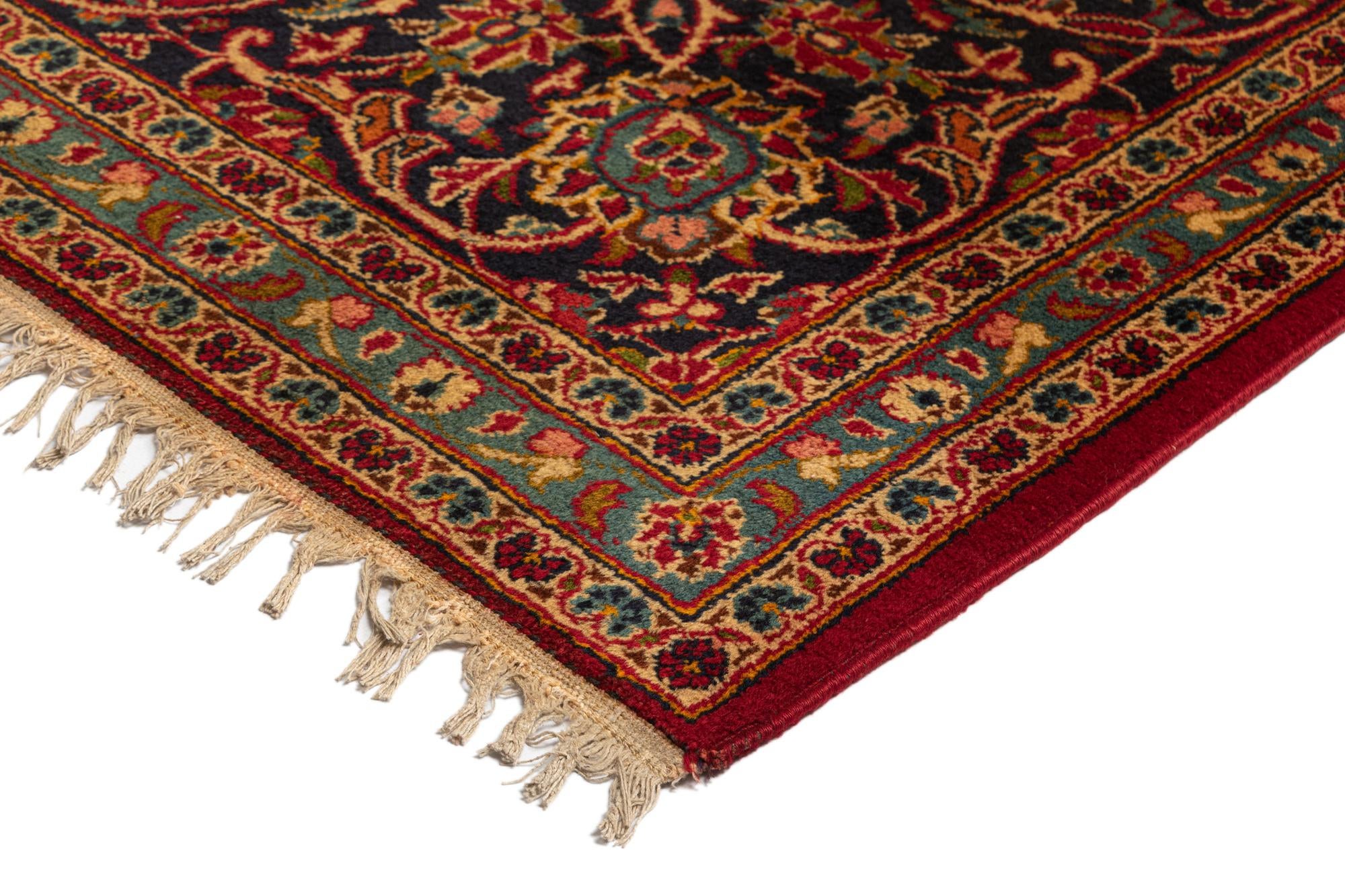 9' 9 x 12' 11 Kashan Wool Rug