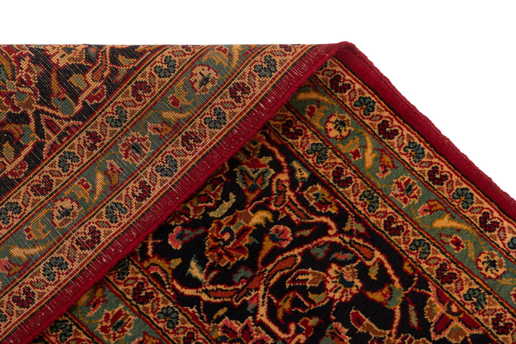 9' 7 x 12' 10 Kashan Wool Rug
