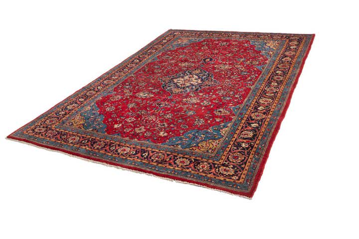 8' x 11' 5 Kashan Wool Rug