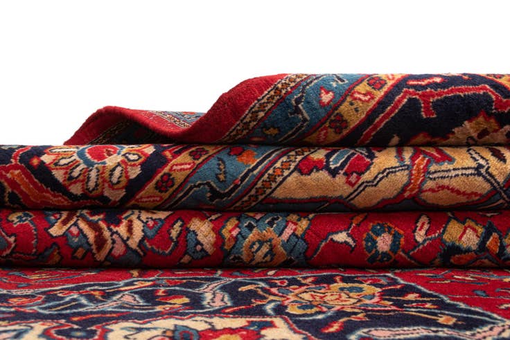 Detail image of 8' x 11' 5 Kashan Wool Rug
