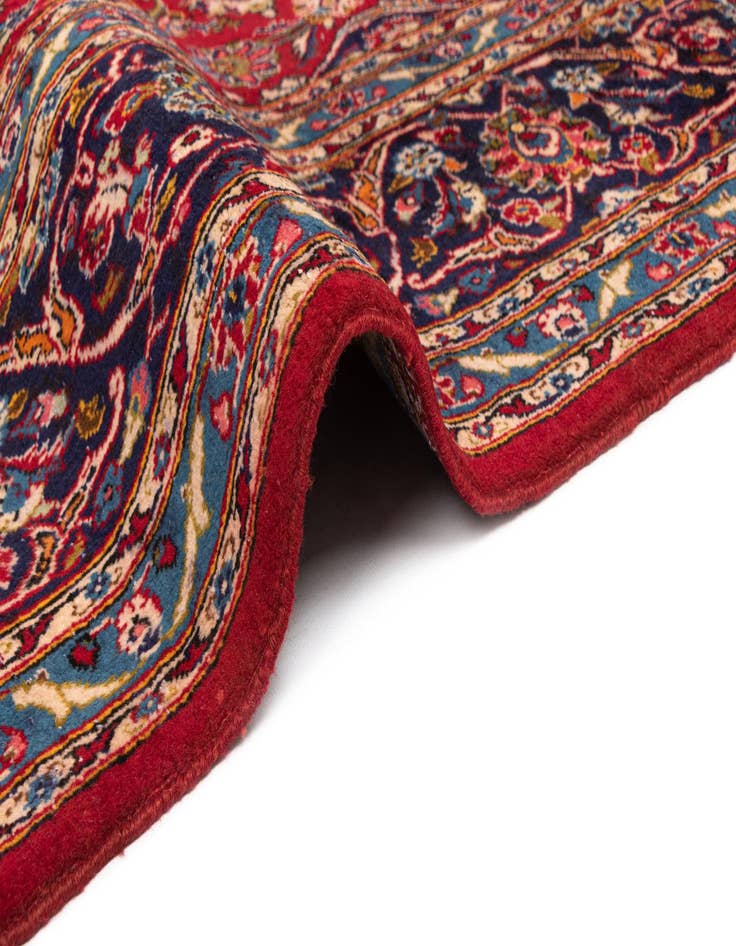 Detail image of 8' 1 x 11' 5 Kashan Wool Rug