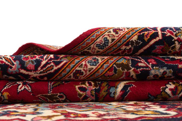 8' x 11' 9 Kashan Wool Rug