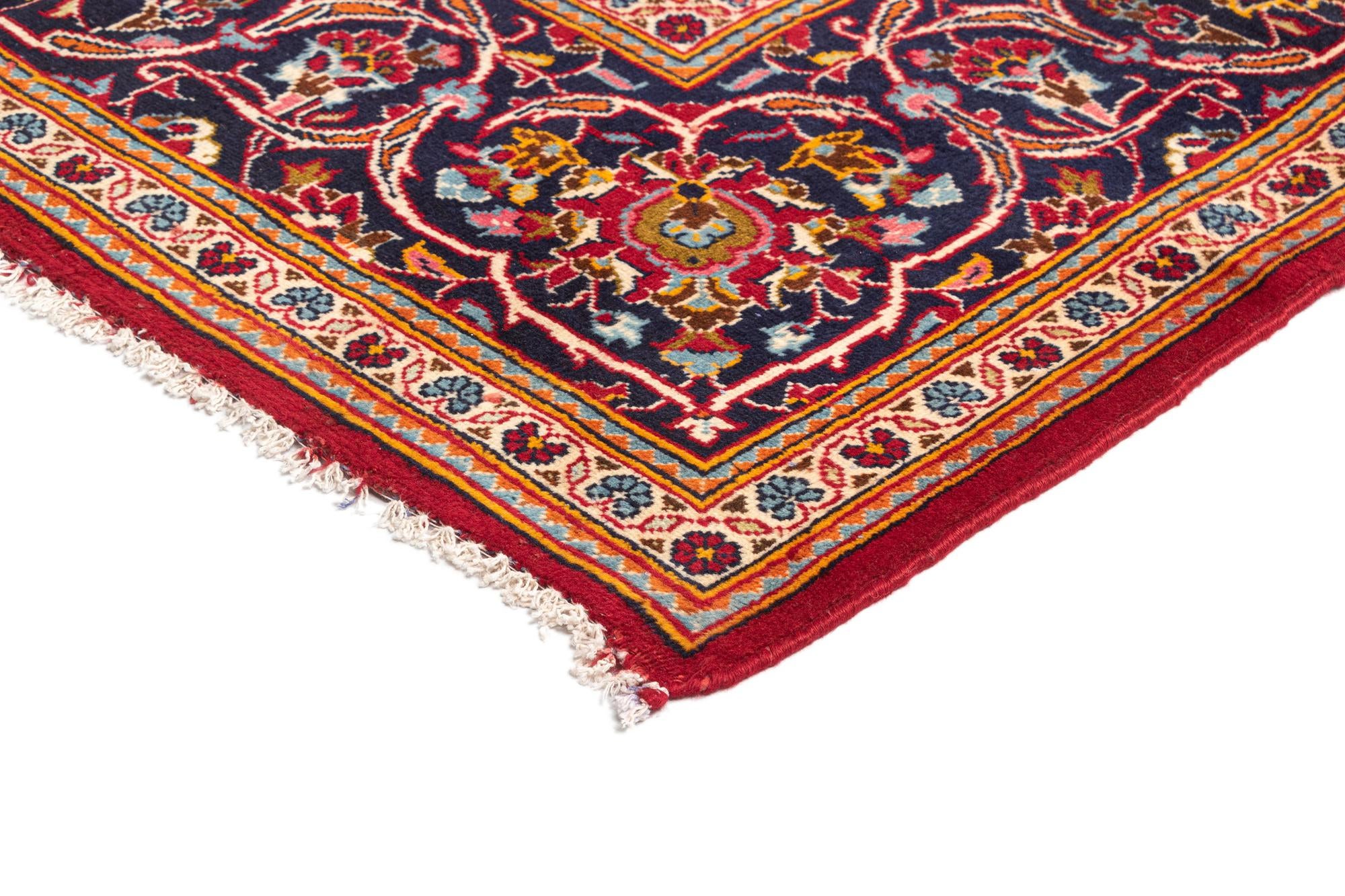 8' x 11' 9 Kashan Wool Rug