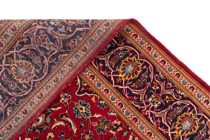 Detail image of 8' x 11' 9 Kashan Wool Rug