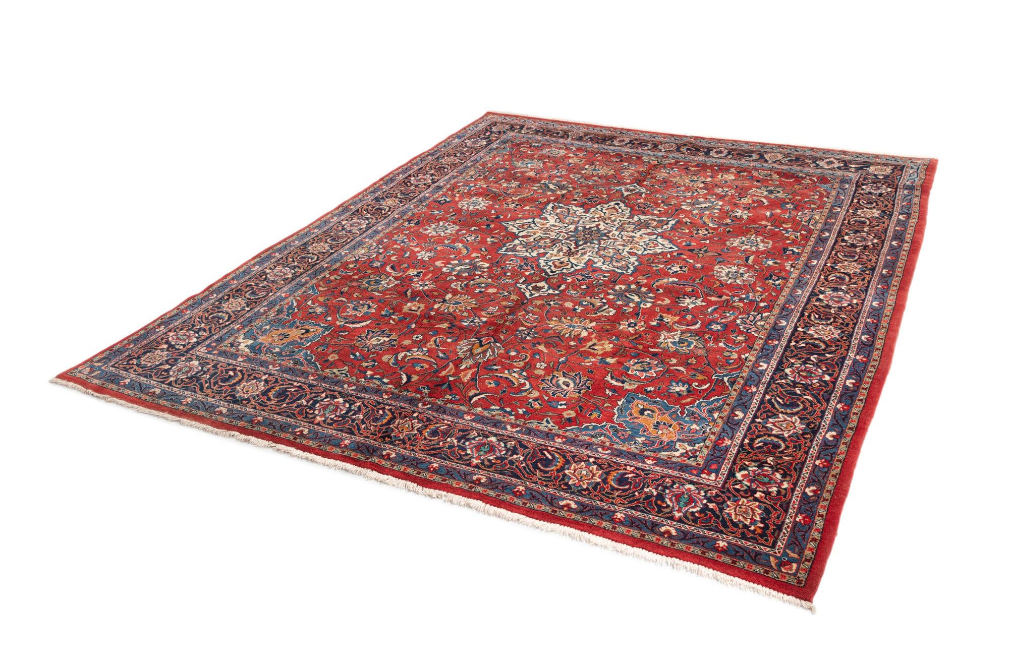 8' 2 x 10' Kashan Wool Rug