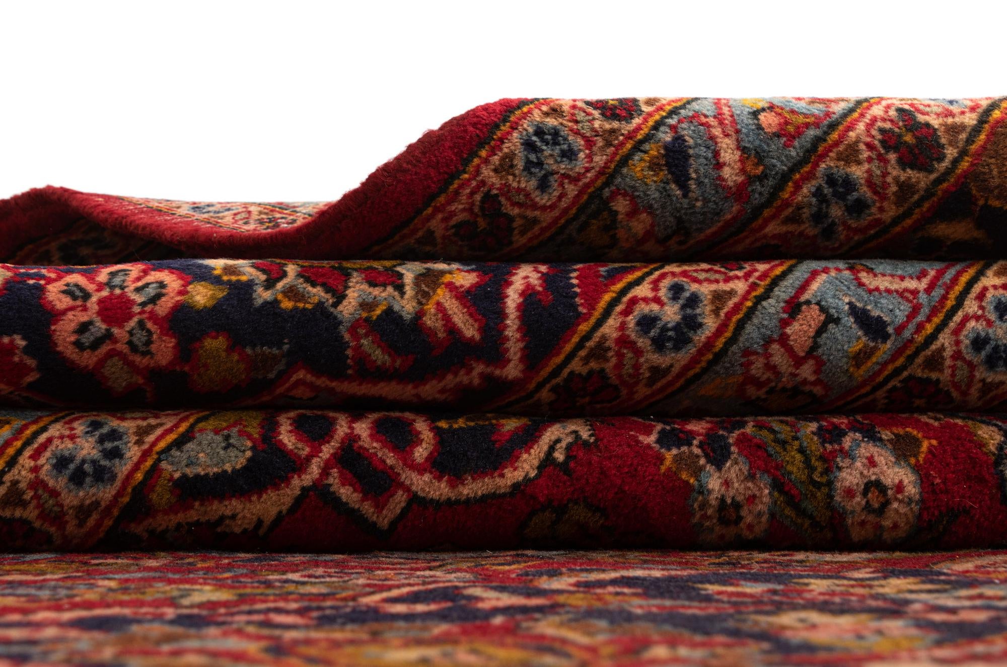 9' 8 x 13' 11 Kashan Wool Rug