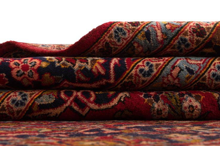 Detail image of 9' 8 x 13' 11 Kashan Wool Rug