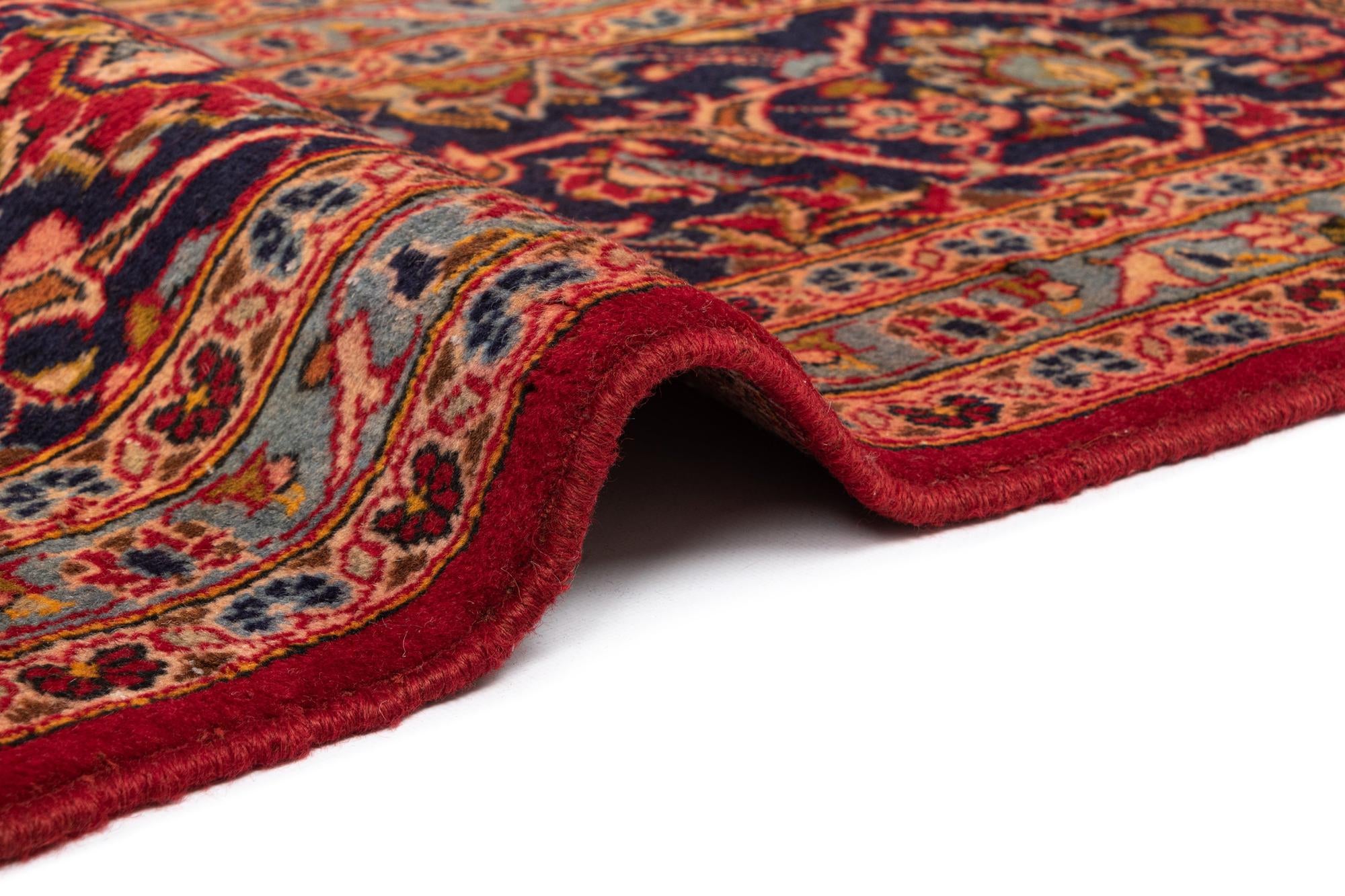 9' 8 x 13' 11 Kashan Wool Rug