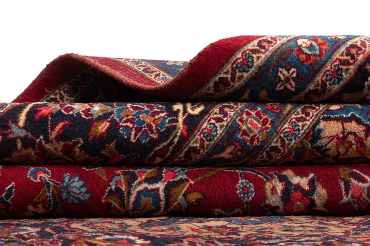 Detail image of 9' 9 x 12' 11 Kashan Wool Rug