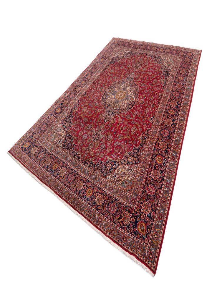 10' x 13' 11 Kashan Wool Rug