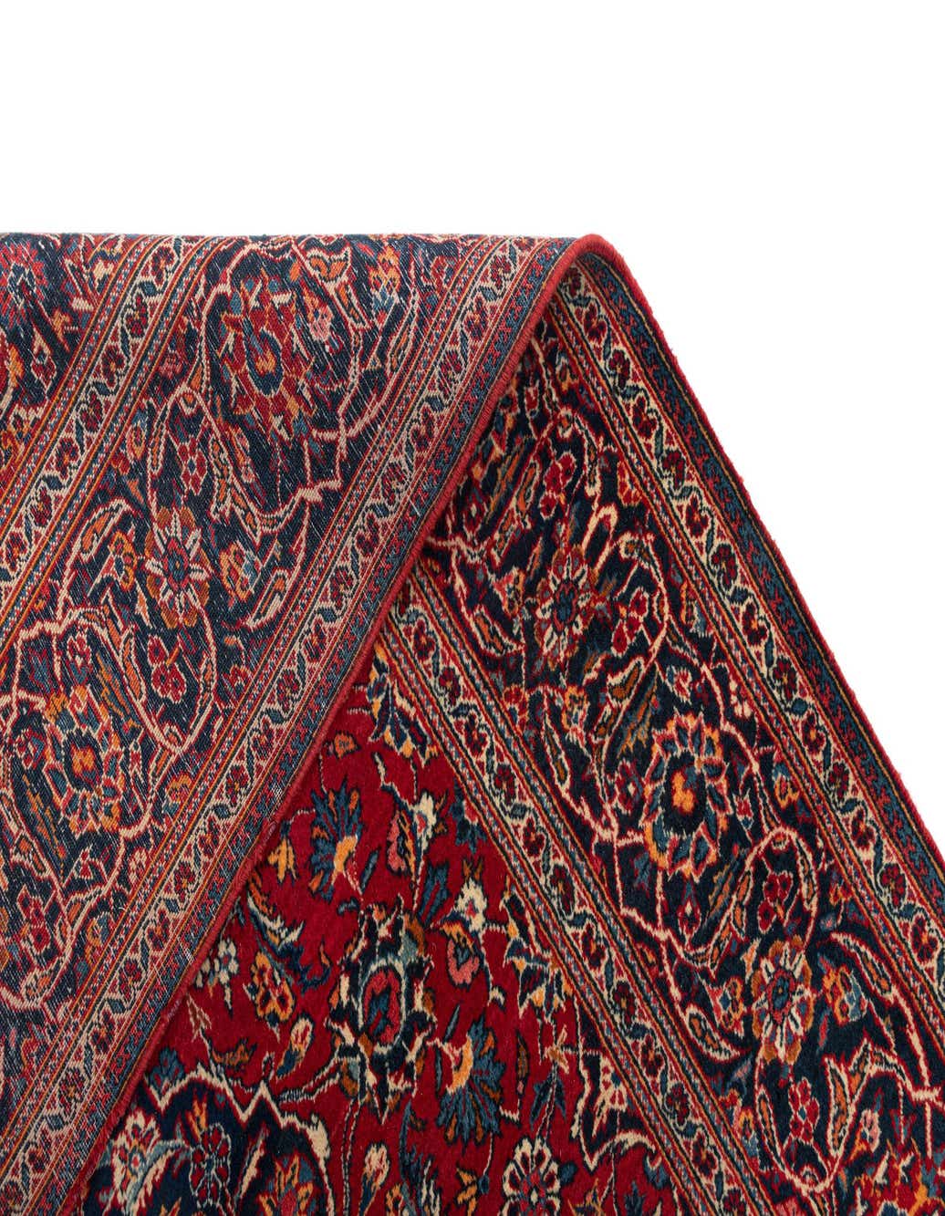 Detail image of 142cm x 207cm Kashan Wool Alfombra