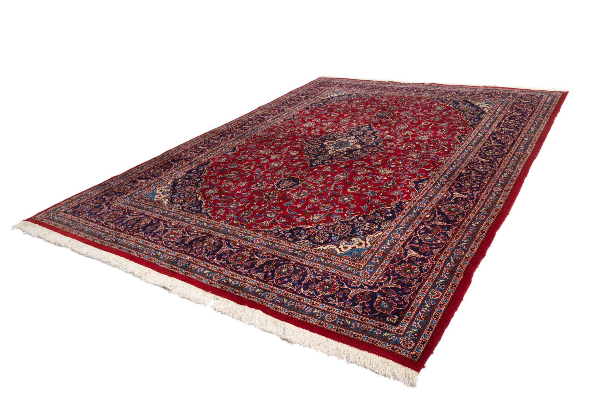 9' 9 x 13' Kashan Wool Rug
