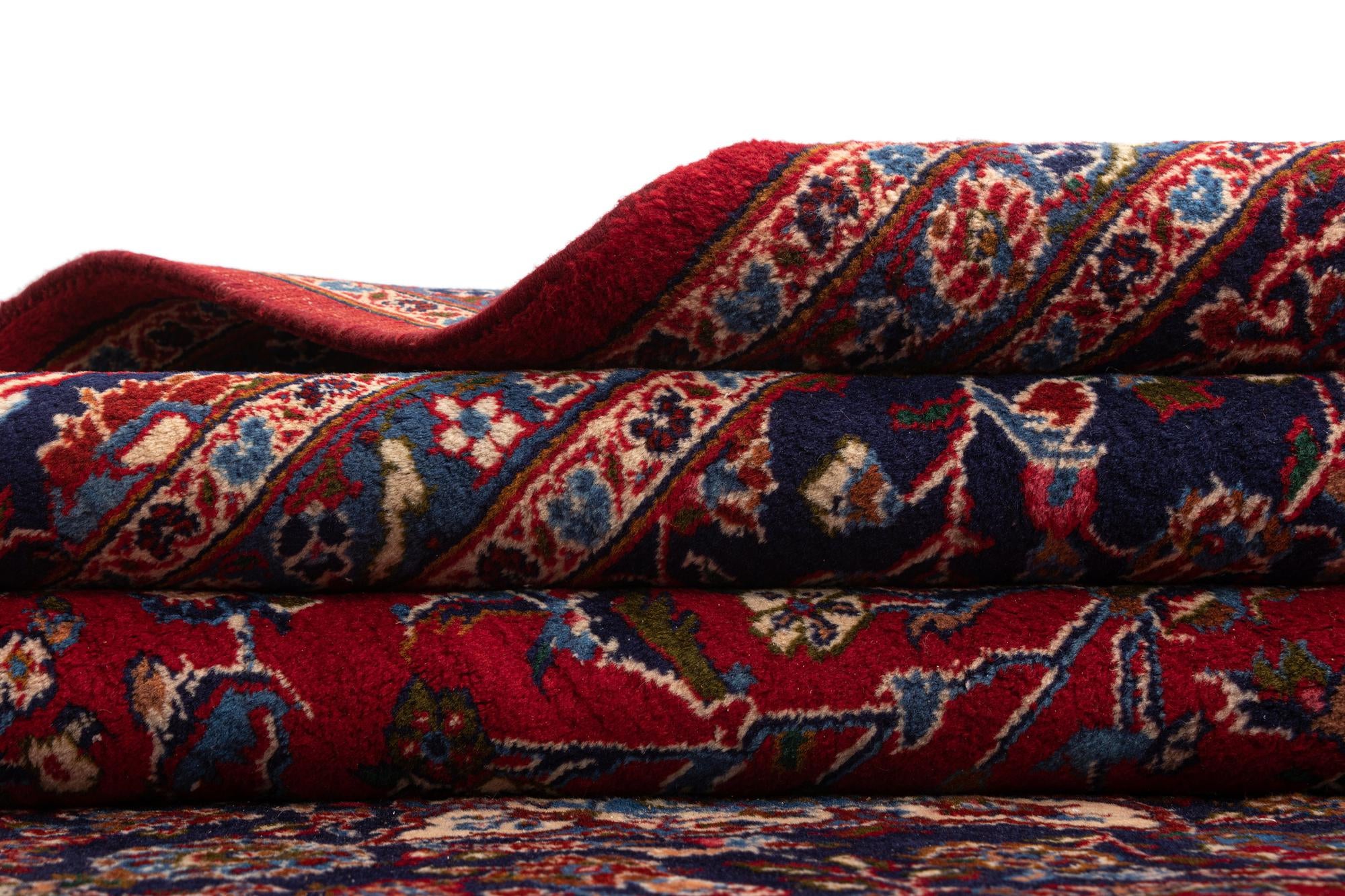 9' 9 x 13' Kashan Wool Rug