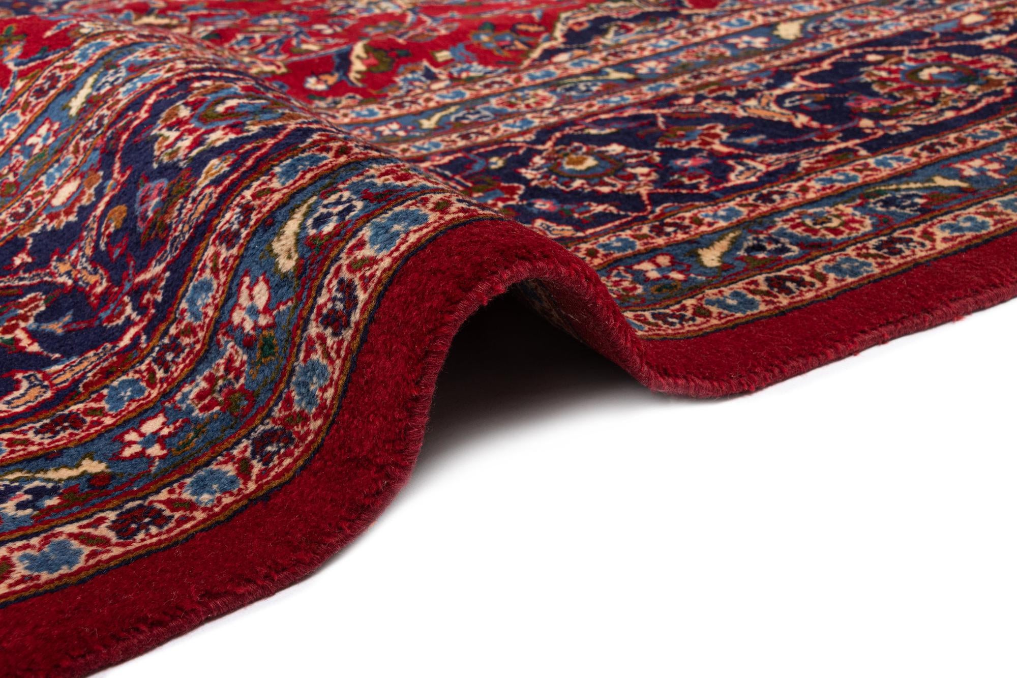 9' 9 x 13' Kashan Wool Rug