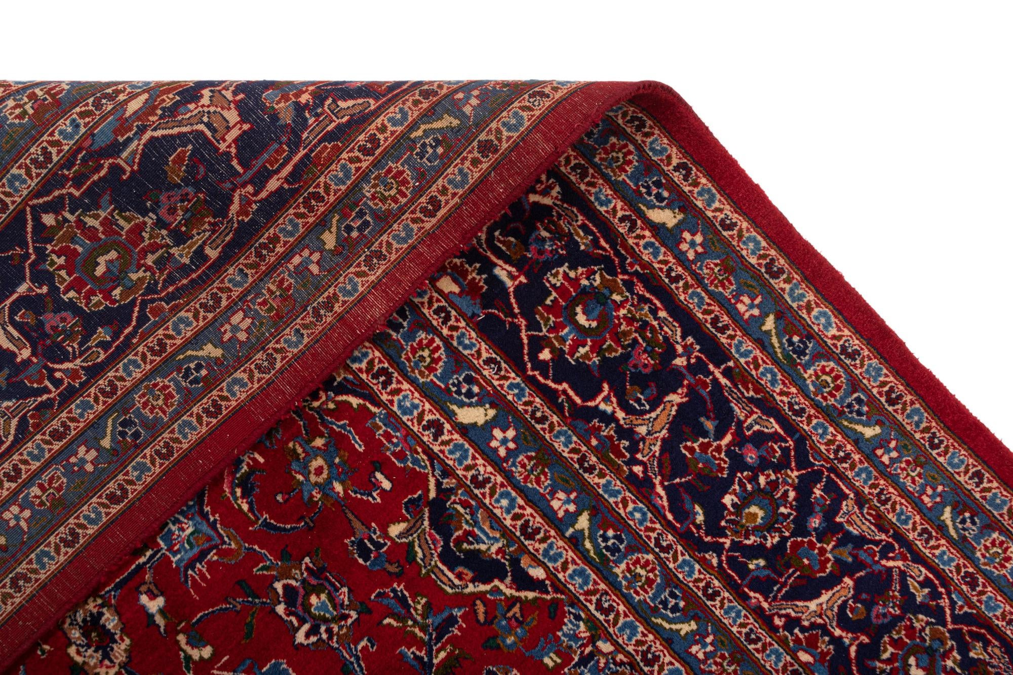 9' 9 x 13' Kashan Wool Rug