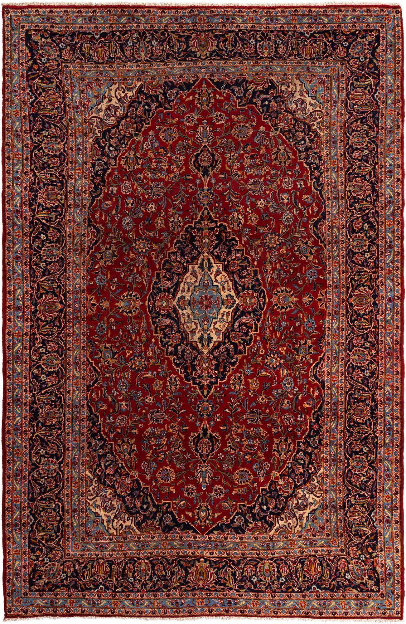 11' 11 x 13' 7 Kashan Wool Rug
