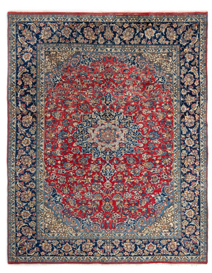 Detail image of 7' 10 x 10' 2 Kashan Wool Rug