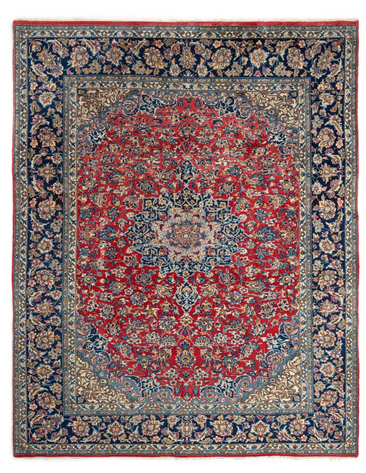 Detail image of 7' 10 x 10' 2 Kashan Wool Rug