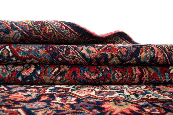 Detail image of 3' 10 x 7' Kashan Wool Rug