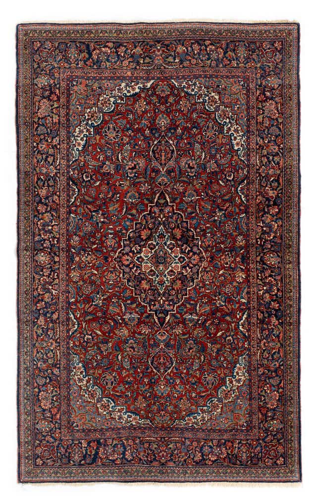 3' 10 x 7' Kashan Wool Rug