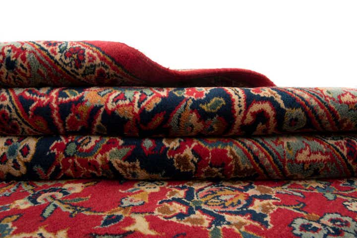 7' 9 x 11' Hand Knotted Kashan Persian Wool Rug