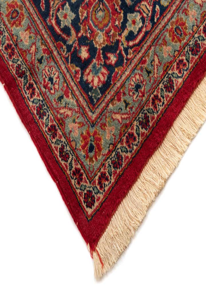 7' 9 x 11' Hand Knotted Kashan Persian Wool Rug