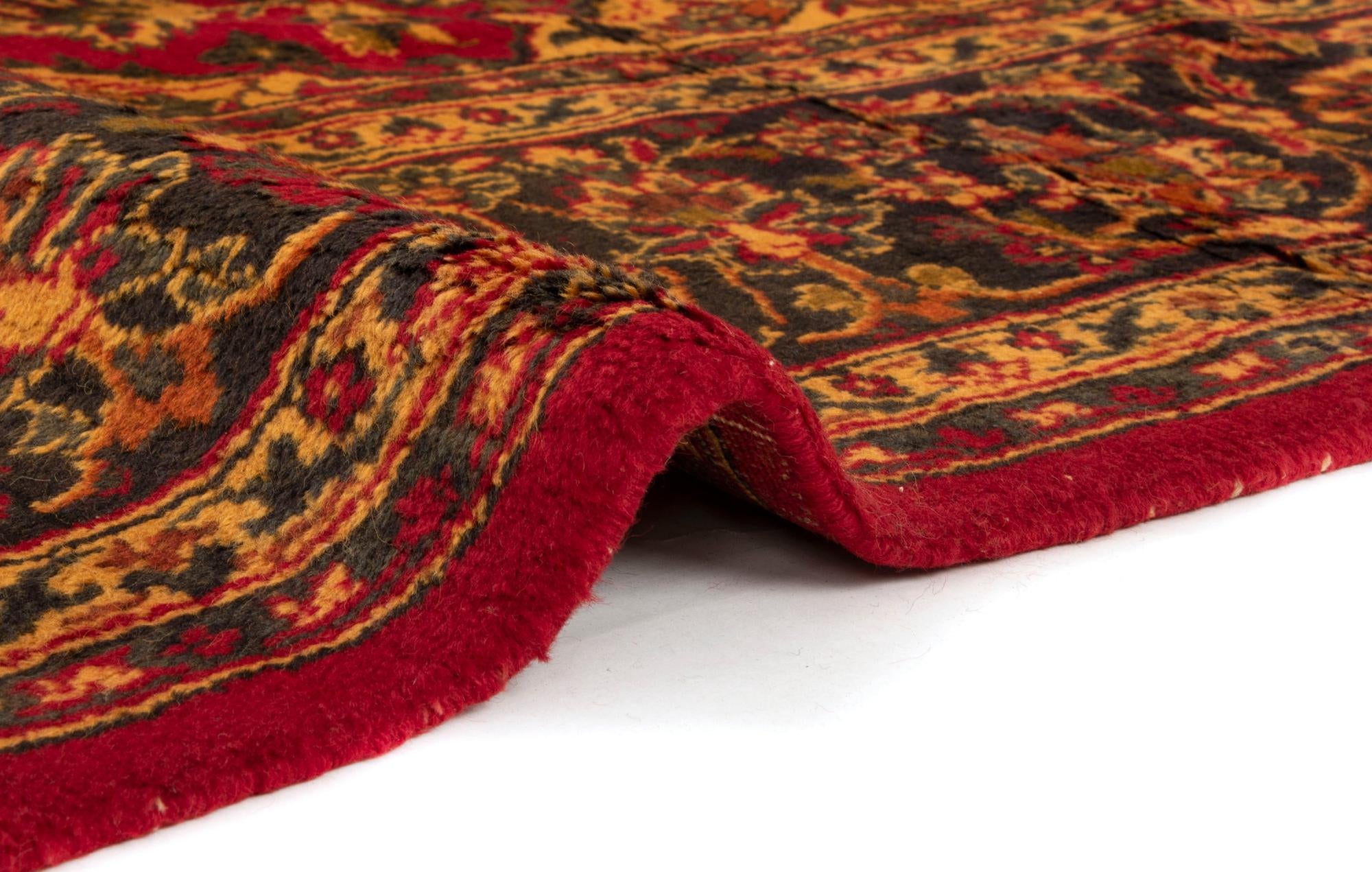 7' 10 x 11' 2 Hand Knotted Kashan Persian Wool Rug