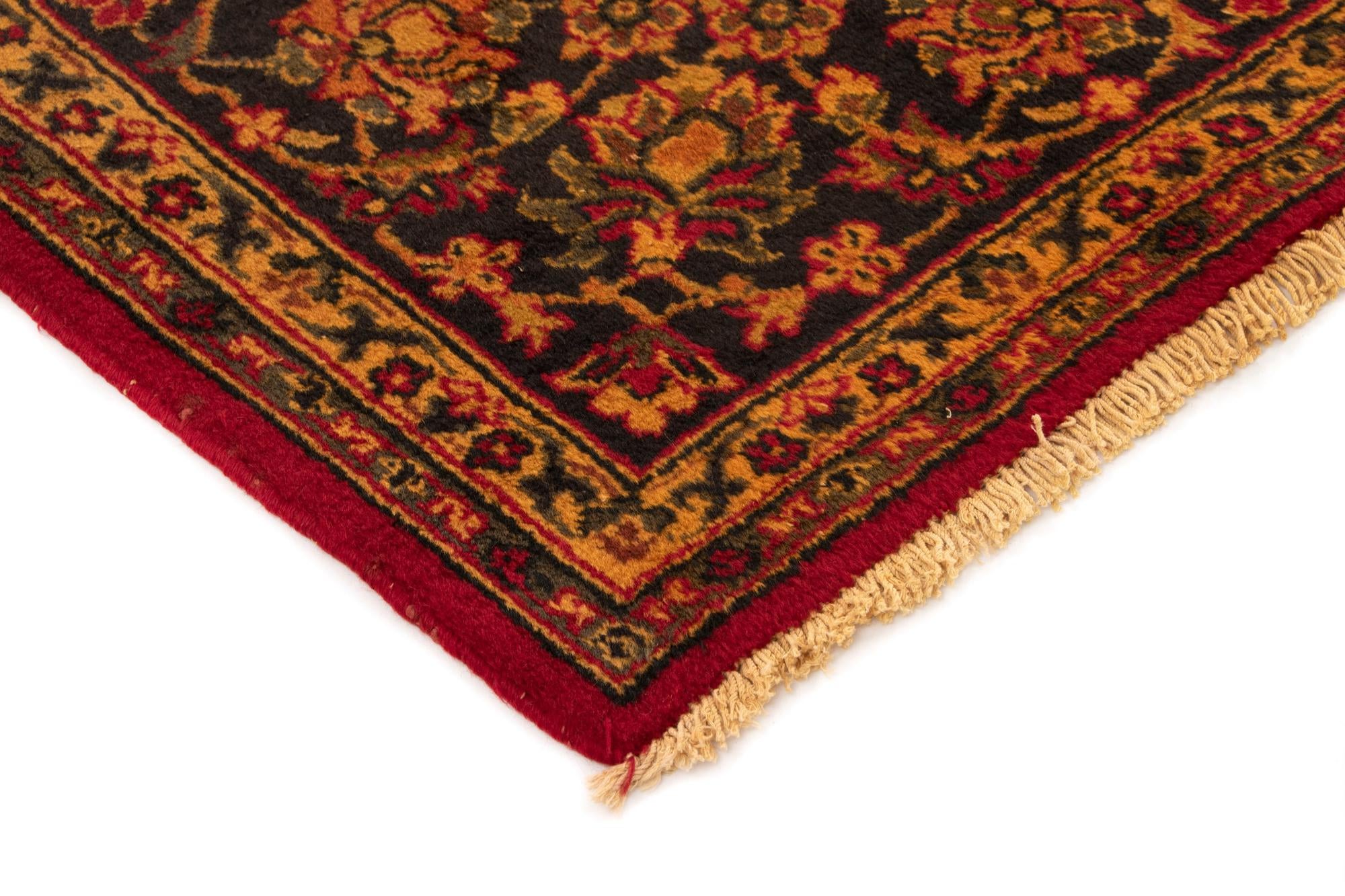 7' 10 x 11' 2 Hand Knotted Kashan Persian Wool Rug