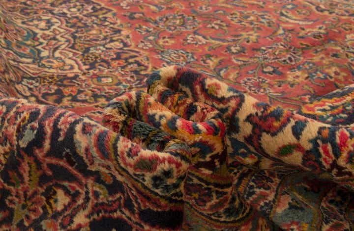 8' 1 x 11' 3 Hand Knotted Kashan Persian Wool Rug