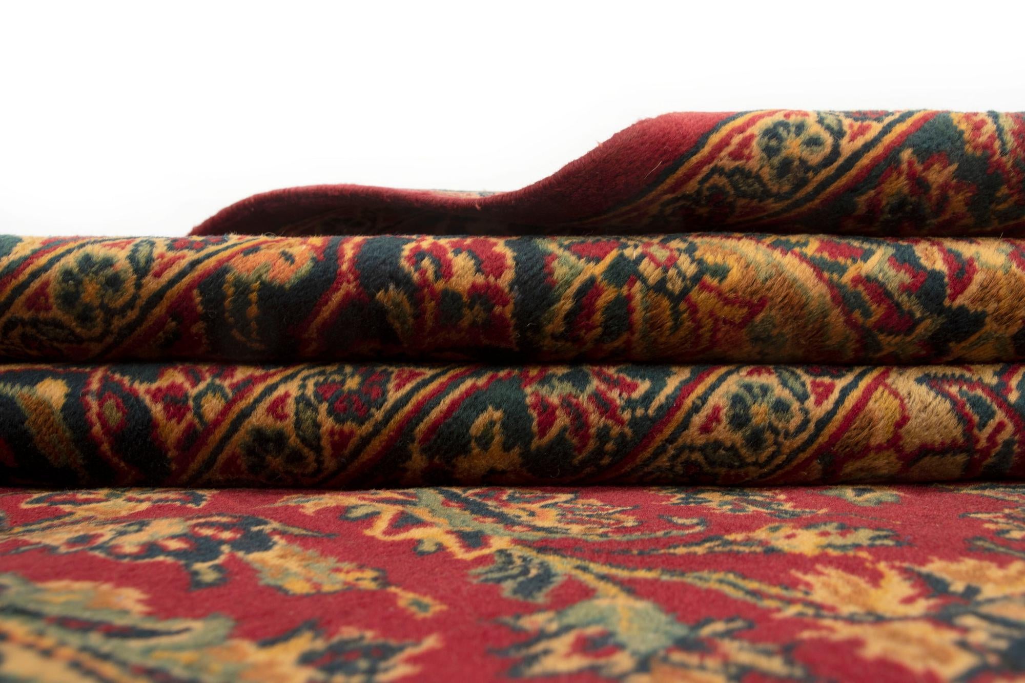 9' 8 x 12' 5 Kashan Wool Rug