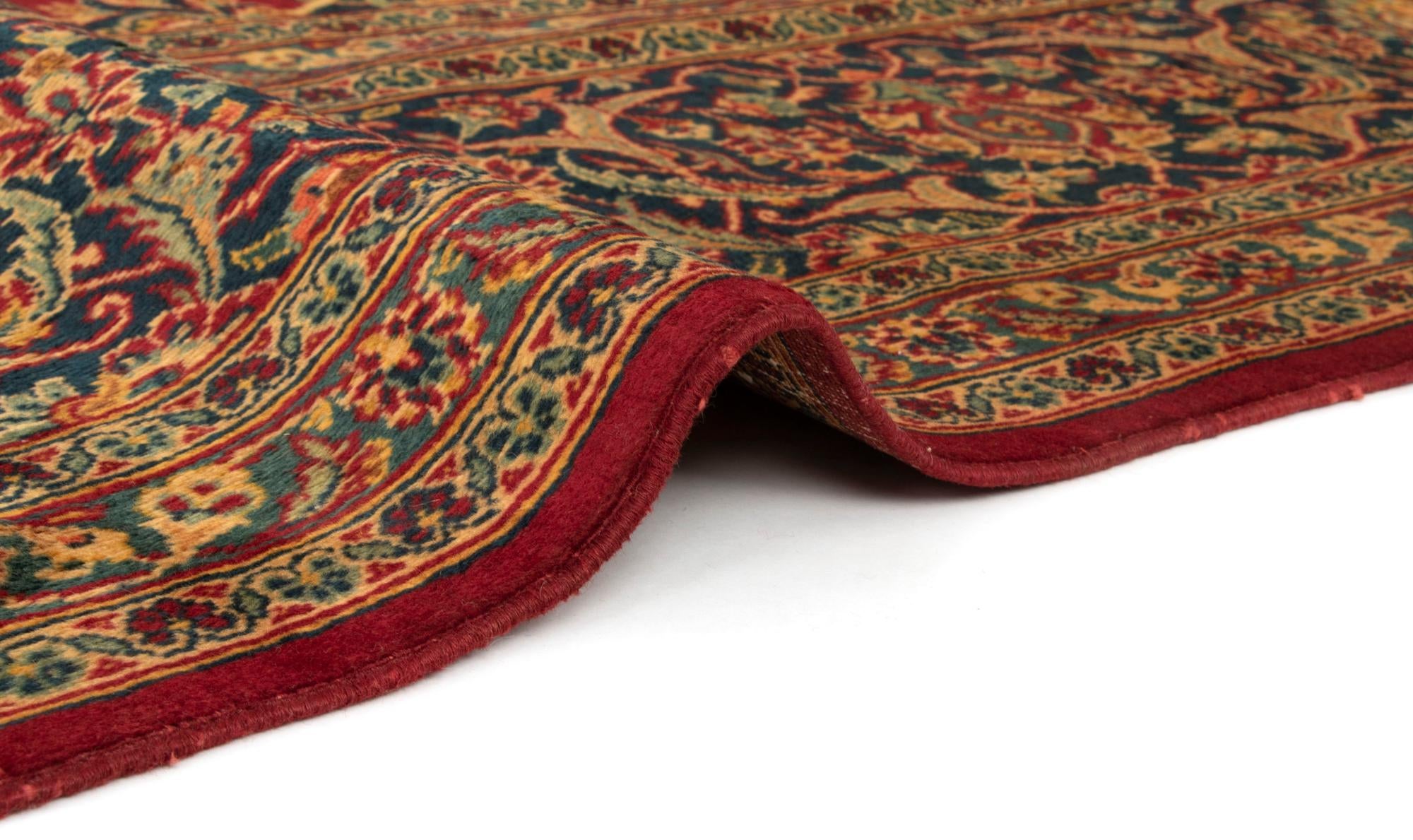 9' 8 x 12' 5 Kashan Wool Rug