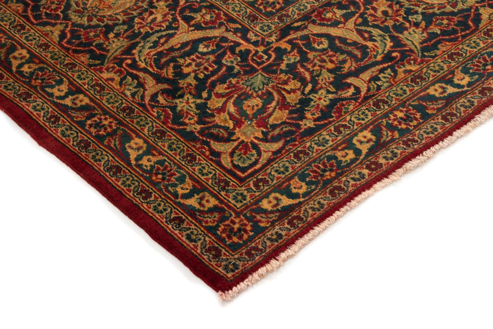 9' 8 x 12' 5 Kashan Wool Rug
