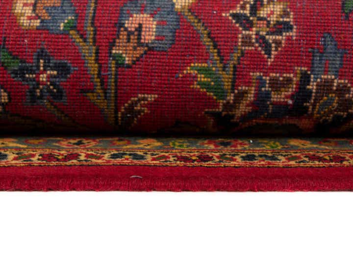 9' 7 x 12' 10 Hand Knotted Kashan Persian Wool Rug