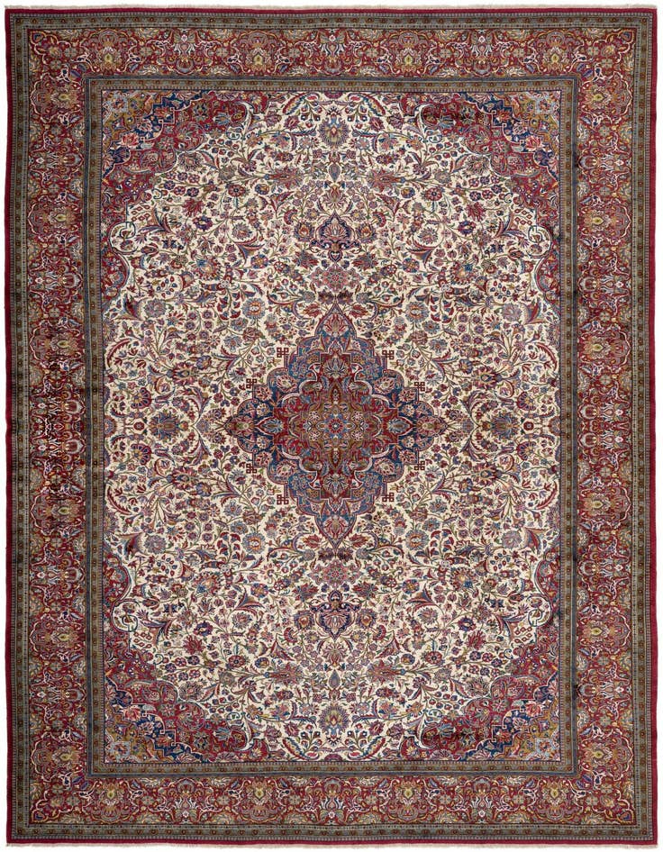 Detail image of 6' 9 x 10' Kashan Rug