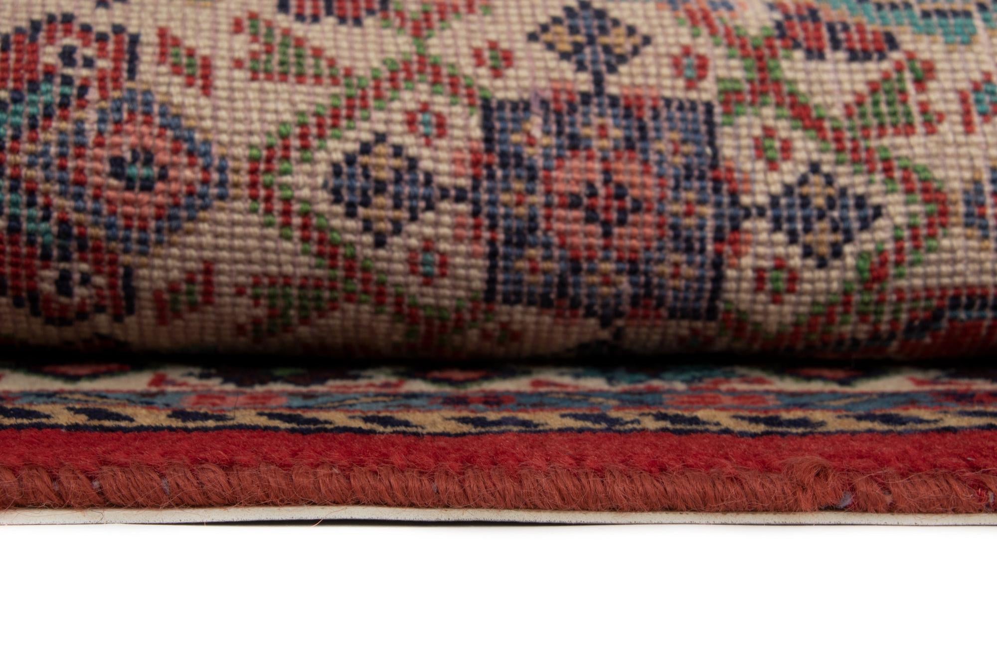 6' 11 x 10' 8 Hand Knotted Kashan Persian Wool Rug