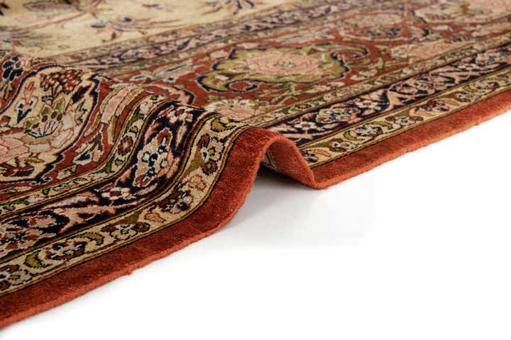 8' 6 x 11' 7 Hand Knotted Kashan Persian Rug