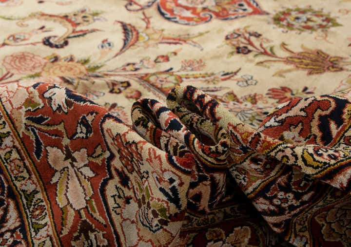 8' 6 x 11' 7 Hand Knotted Kashan Persian Rug