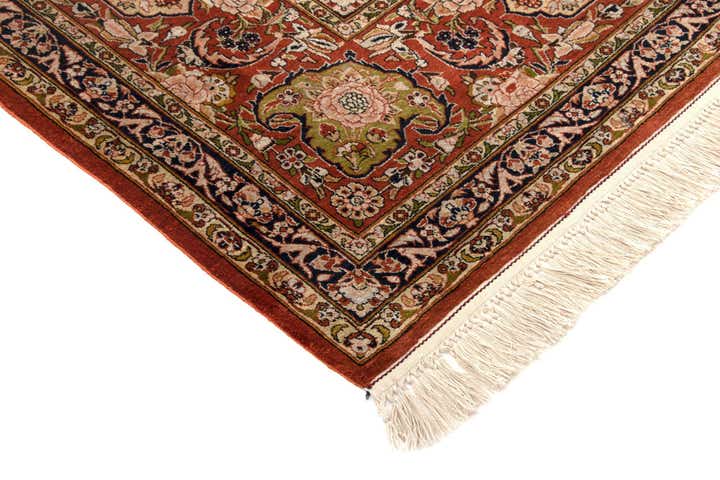 8' 6 x 11' 7 Hand Knotted Kashan Persian Rug