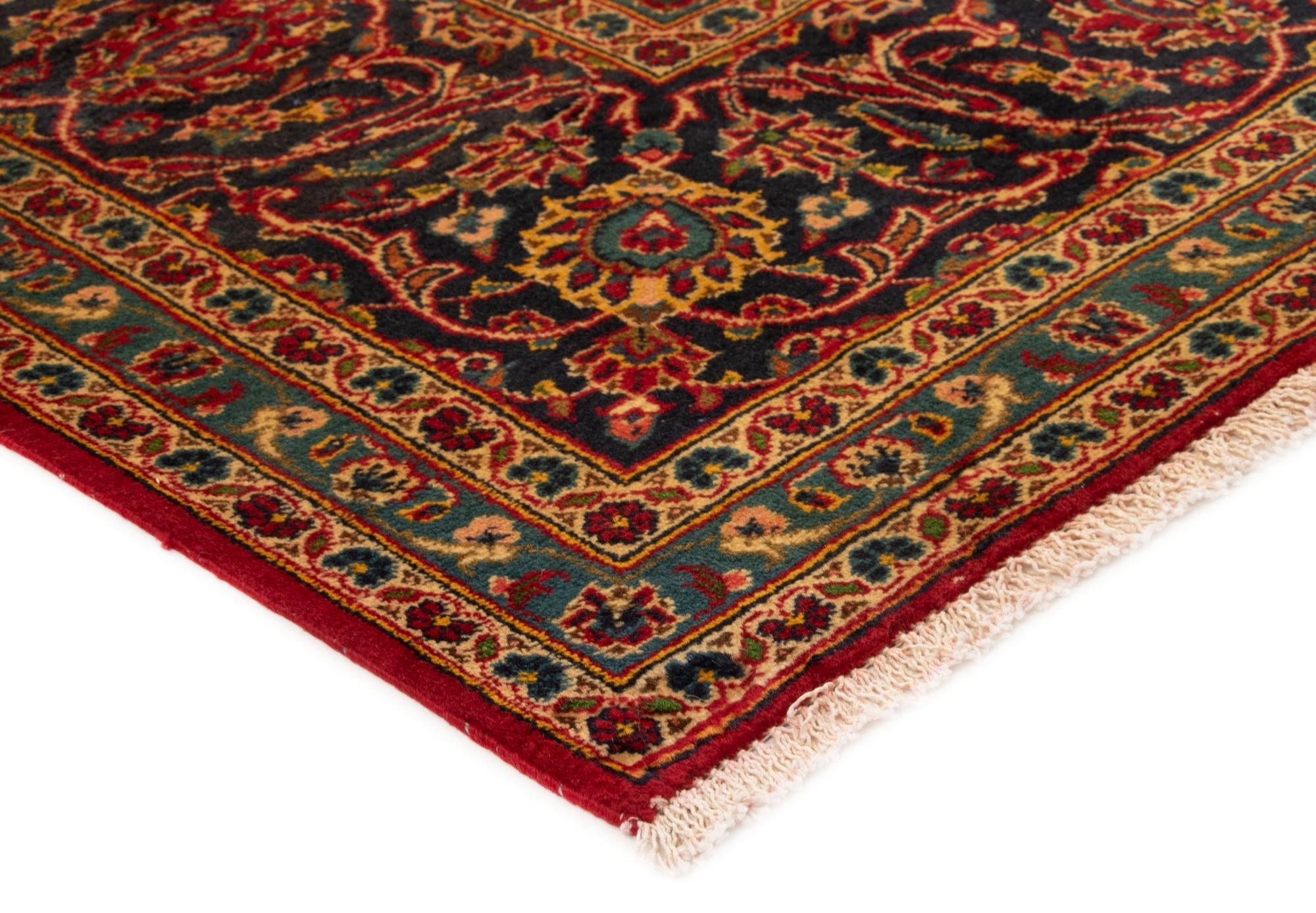 8' 3 x 11' 5 Hand Knotted Kashan Persian Wool Rug
