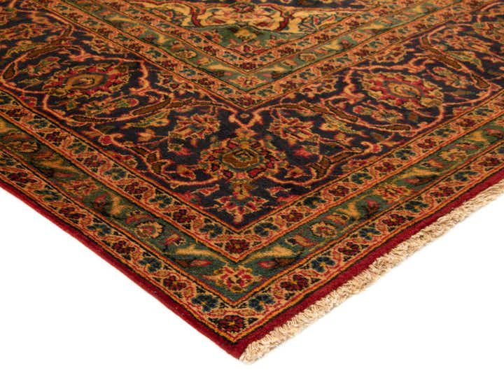 8' 1 x 11' 11 Hand Knotted Kashan Persian Wool Rug